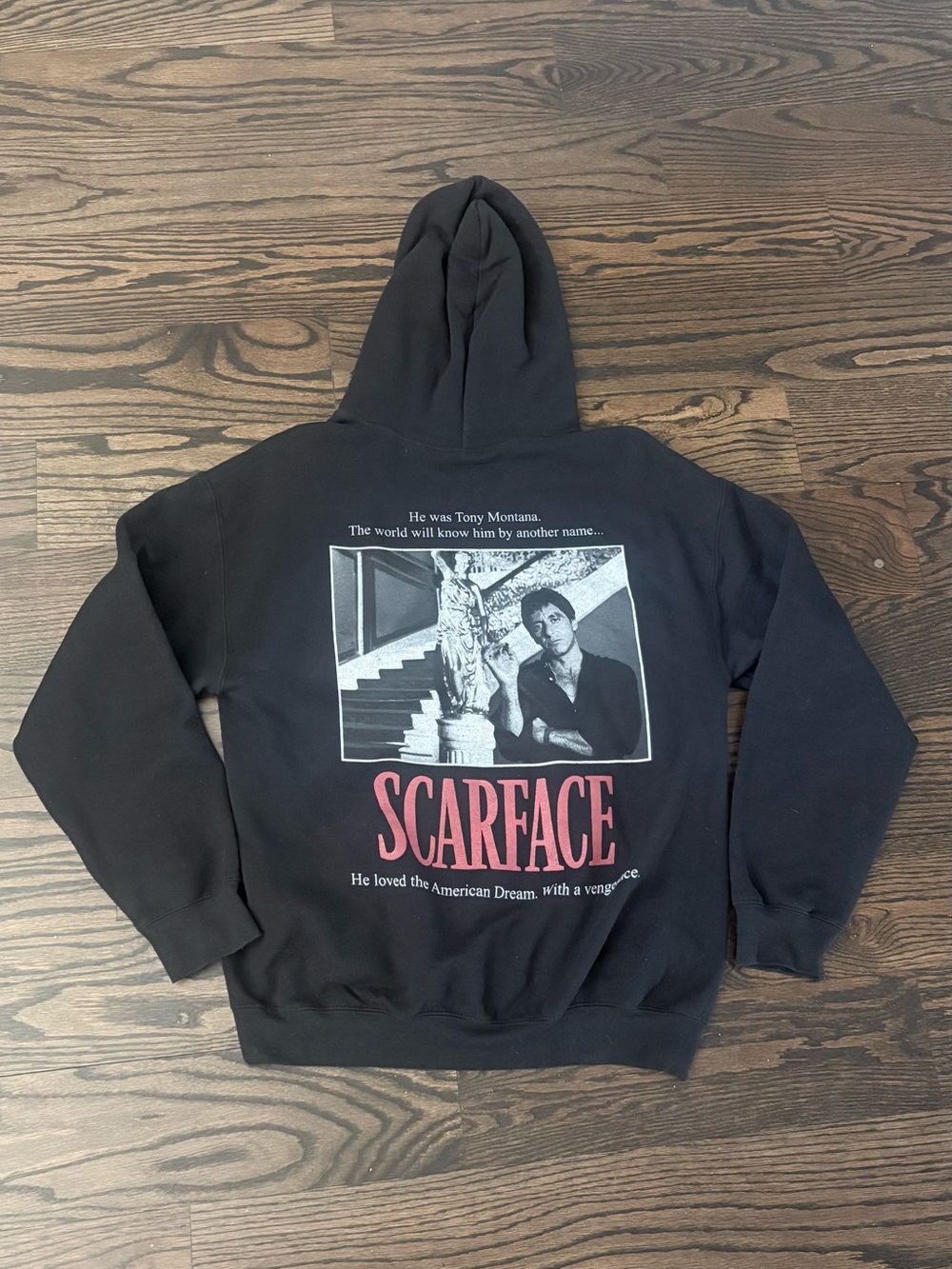 Scarface Graphic Black Hoodie Sweatshirt